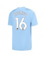 Manchester City Rodri Hernandez #16 Domácí Dres 2023-24 Krátký Rukáv